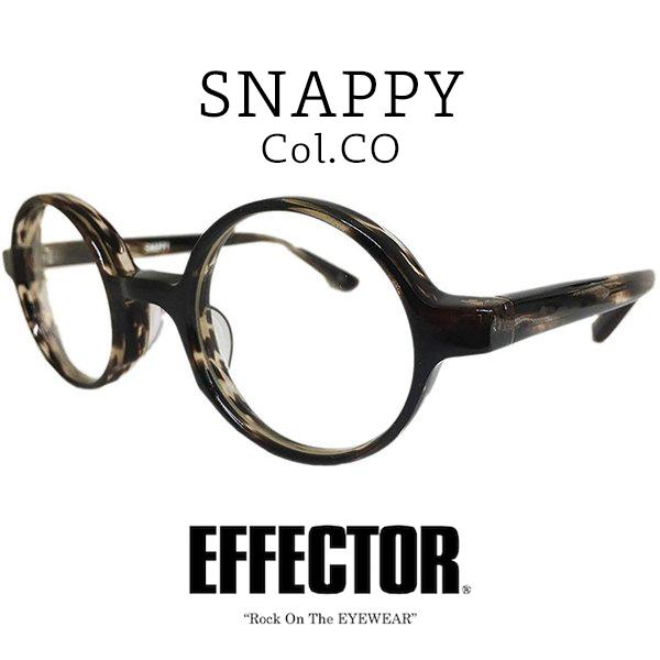 Effector エフェクター Snappy スナッピー Col Co 茶系 メガネ サングラス オリジナルモデル ラウンドタイプ 丸メガネ 国内正規品販売店 Ef106 Second Optical Watch Store 通販 Yahoo ショッピング