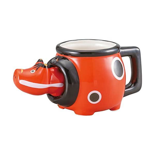 おもしろ食器 マグカップ 赤べこ 約330ml SAN3776 : e-SELECT DEPOT 