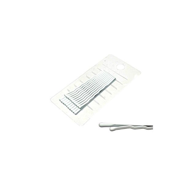 ナースピン 玉付き ホワイト バレエ 55mm 10本 日本製