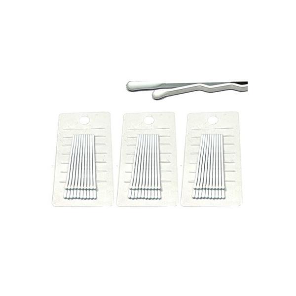 ナースピン 玉付き ホワイト  バレエ 10本×3セット 日本製