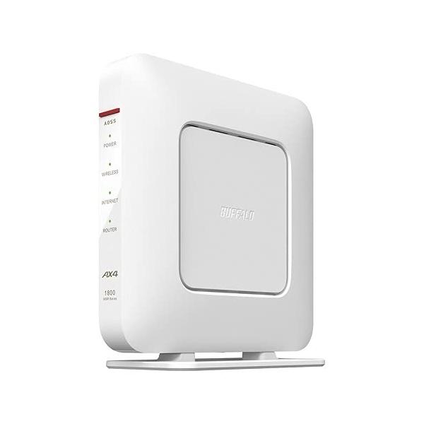 バッファロー WSR-1800AX4S/DWH Wi-Fi 611ax対応Wi-Fiルーター 1201+573Mbps AirStation