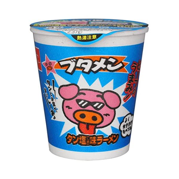 他サイト： 公式おやつカンパニー ブタメンタン塩ラーメン 35g×15個ミニカップ ラーメン 大人買い 即席 夜食 駄菓子 ビーフ旨みの商品画像