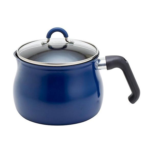 和平フレイズ マルチポット Lサイズ 16cm 3L 3~4人用 ネイビー IH対応 ご飯鍋 ミルクパン 揚げ鍋 ふっ素樹脂加工 トゥーメイ To May 一人暮らし 新生