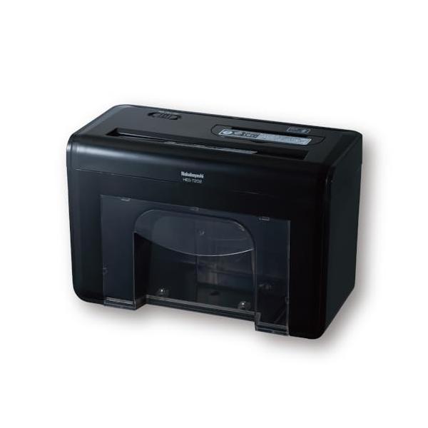 ナカバヤシ シュレッダー 家庭用 卓上 電動 CD・DVD クロスカット コンパクト ブラック Z1203