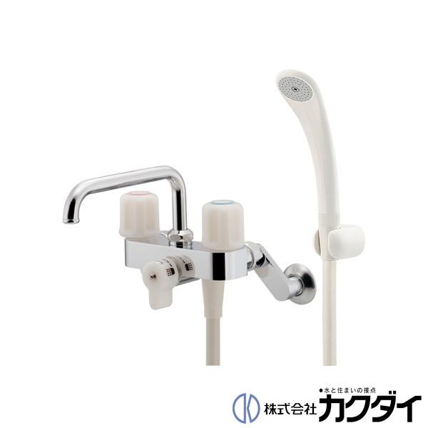 [新品] KAKUDAI 2ハンドルシャワー混合栓 カクダイ（KAKUDAI） 2ハンドルシャワー混合栓 混合水栓 137-800 浴室