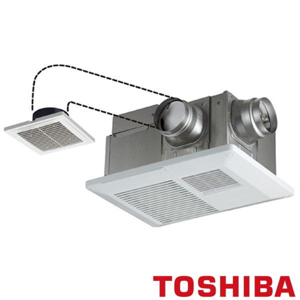 TOSHIBA DVB18SWD4 未使用品 TOSHIBA（東芝） 浴室用換気乾燥機【DVB-18SW4】※天埋タイプ 二室用