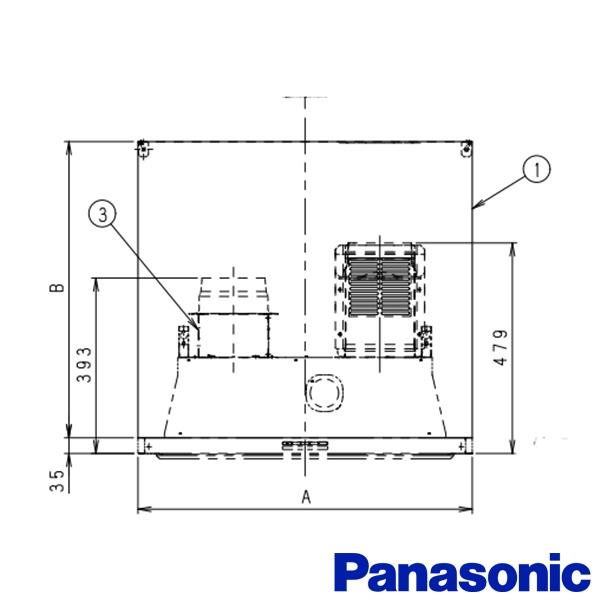 Panasonic（パナソニック） 換気扇 レンジフード スマートスクエア 