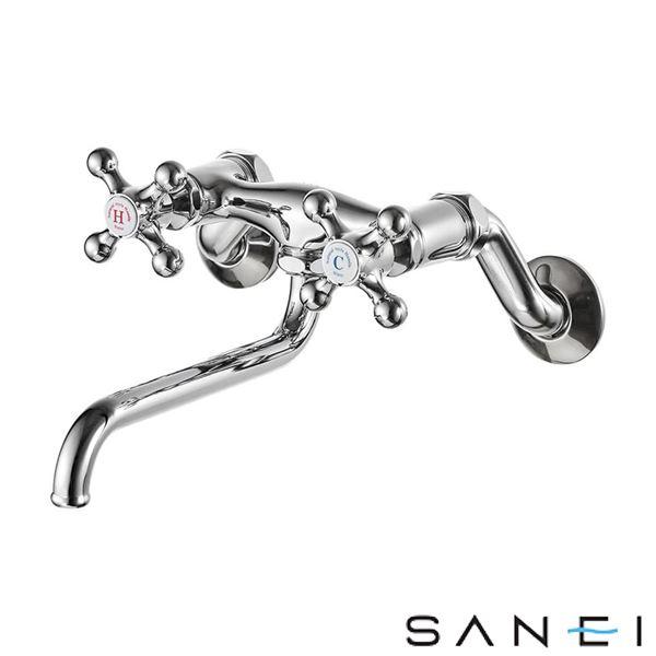 三栄水栓 SANEI K131Y-13 U-MIX ツーバルブワンホール混合栓 混合水栓 