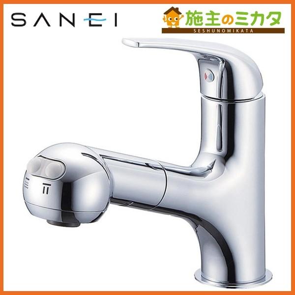 SANEI シングルスプレー混合栓(洗髪用) K3703JV-13 (水栓金具 SANEI シングルスプレー混合栓(洗髪用) K3703JV-13 (水栓金具