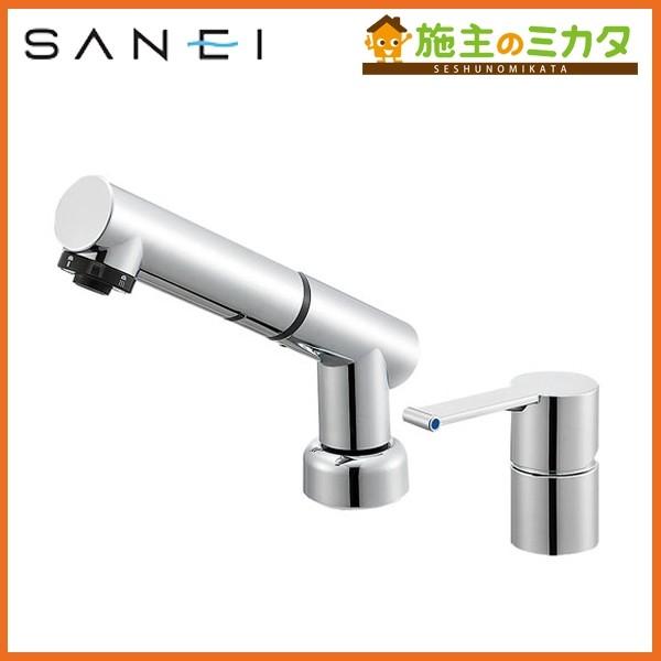 SANEI シングルスプレー混合栓(洗髪用) K37510JVZ-13 (水栓金具 SANEI シングルスプレー混合栓(洗髪用) K37510JVZ-13 (水栓金具