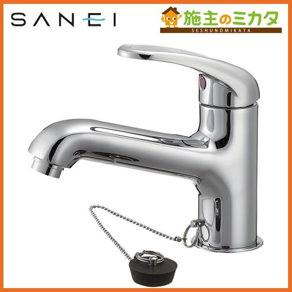 三栄水栓 SANEI K4710V-13-23 シングルワンホール洗面混合栓 混合水栓