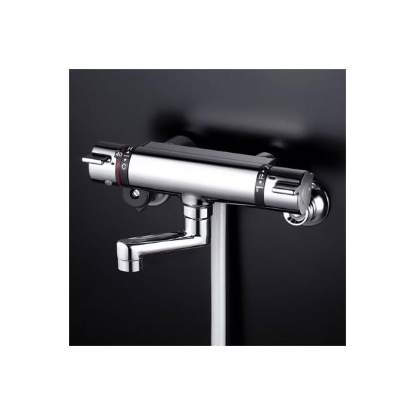 KVK サーモスタット式シャワー 80mmパイプ付(寒冷地用) KF800WTN KVK サーモスタット式シャワー 80mmパイプ付(寒冷地用) KF800WTN