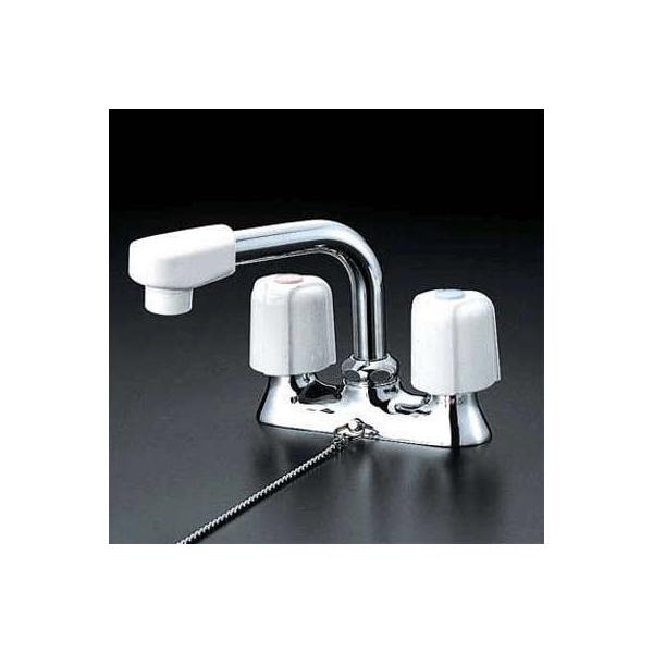 KVK 洗面用2ハンドル混合栓(ゴム栓付) KM17NSGS (水栓金具) 価格比較