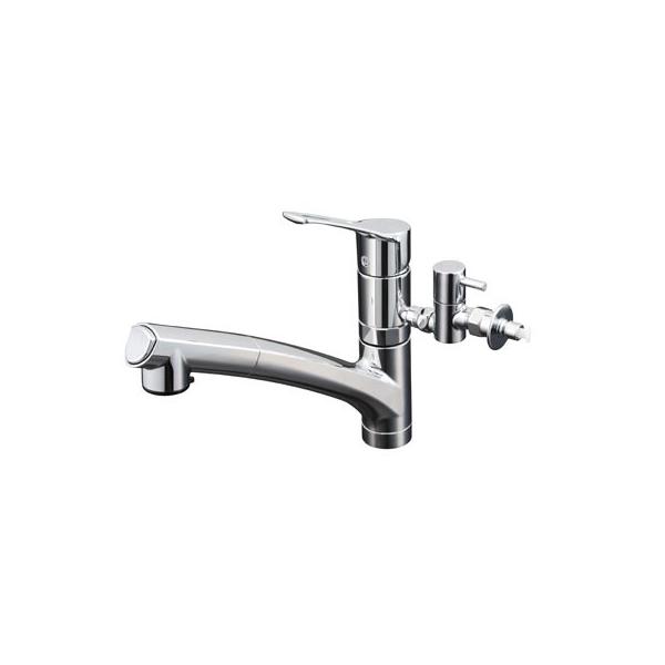 KVK 流し台用シングルレバー式シャワー付混合栓(分岐止水栓付 KVK 流し台用シングルレバー式シャワー付混合栓(分岐止水栓付