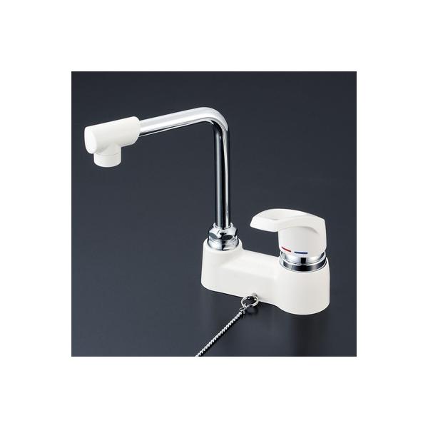 KVK 洗面用シングルレバー式混合栓 ゴム栓なし KM7024 (水栓金具 KVK 洗面用シングルレバー式混合栓 ゴム栓なし KM7024 (水栓金具