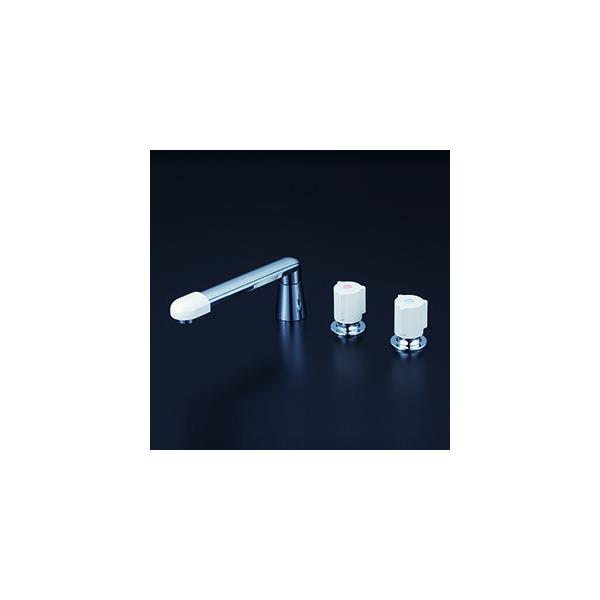 KVK 2ハンドル混合栓(ナット接続) KM87GTLNCU (水栓金具) 価格 KVK 2ハンドル混合栓(ナット接続) KM87GTLNCU (水栓金具) 価格