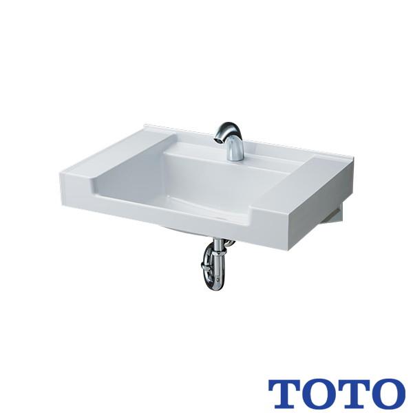 TOTO △TOTO ※メーカー直送のみ※ カウンター一体形壁掛洗面器（樹脂製 