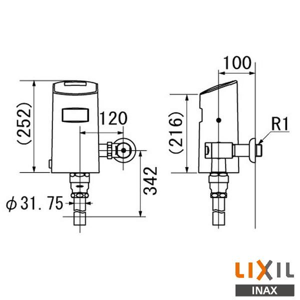 INAX（イナックス） ♪INAX LIXIL OKC-A5110S センサー一体形 壁給水形 