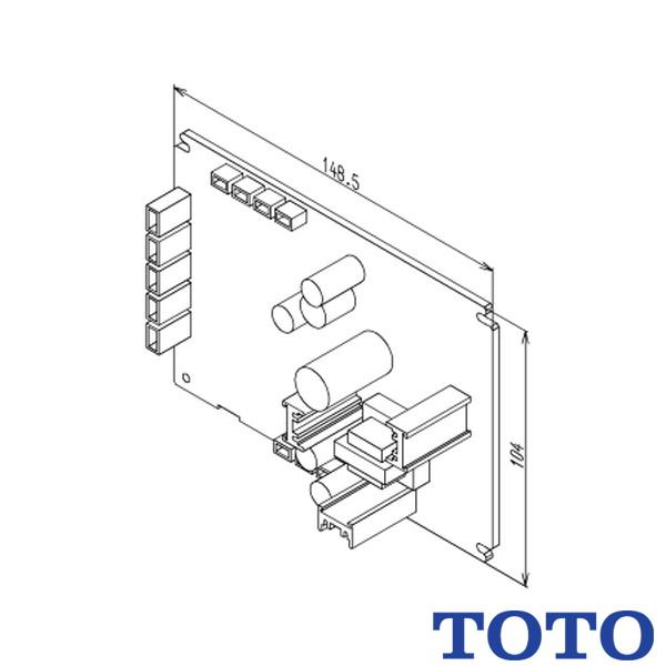 ▲TOTO コントローラ部 THE6 TES131型用