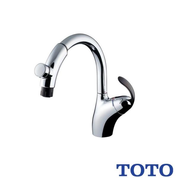 TOTO キッチン用水栓金具 【TKN34PBTA】シングルレバー混合水栓 台付き1穴タイプ タッチスイッチ水栓 ハンドシャワータイプ 蛇口