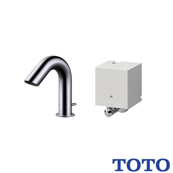 在庫あり TOTO 台付自動水栓 アクアオート TLE28SA1W Aタイプ 発電タイプ ワンプッシュ式 単水栓