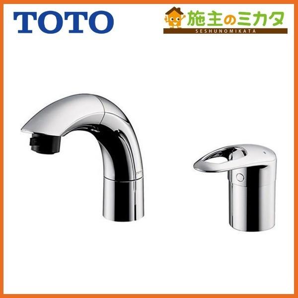TOTO 台付シングル混合水栓(エコシングル、ハンドシャワー TOTO 台付シングル混合水栓(エコシングル、ハンドシャワー