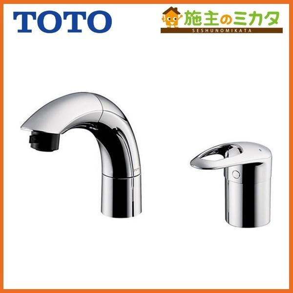 TOTO 洗面所用水栓 TLG05301Z 台付シングル混合水栓 スパウト昇降