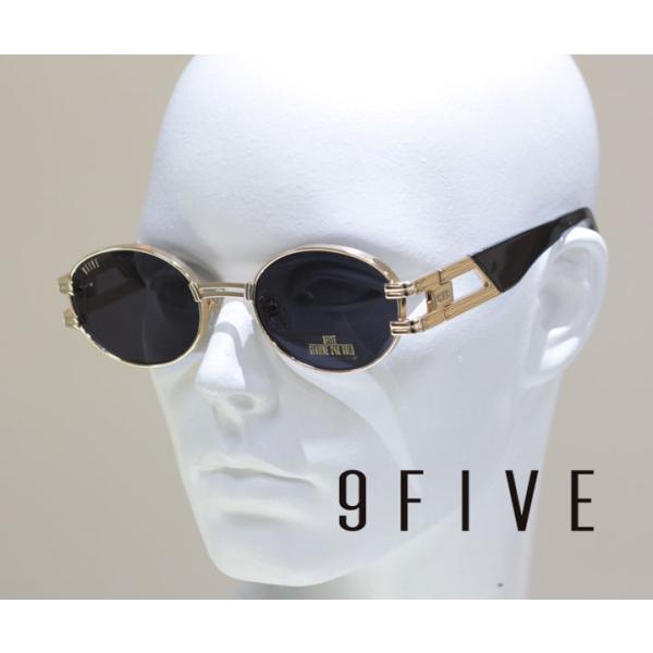 9five ナインファイブ サングラス ST. JAMES Black 24K Gold セント