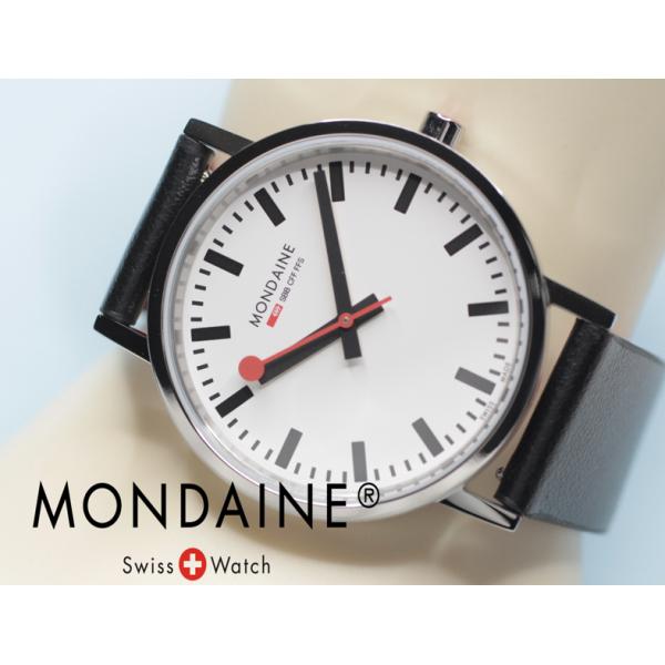 MONDAINE モンディーン　スイス製 時計 レザー MONDAINE（モンディーン） 腕時計 クラシック 36ミリモデル スイス鉄道