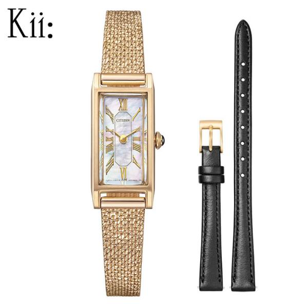 CITIZEN Kii: シチズンキーエコドライブ ウォームゴールド 腕時計 Kii（CITIZEN） Kii: キー シチズン CITIZEN ソーラー エコドライブ
