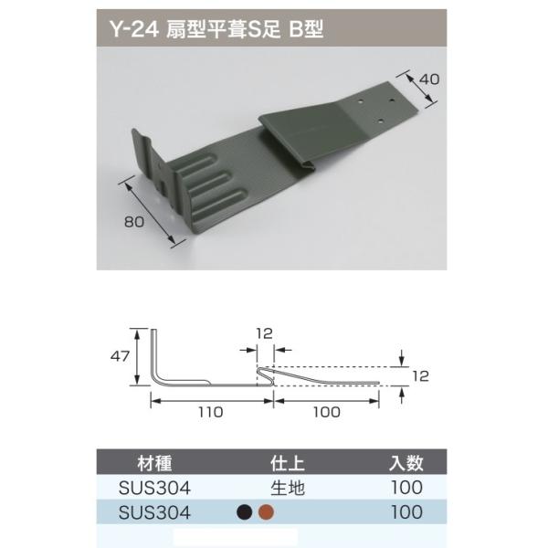 白幡商会　平葺、横葺用、雪止　先付けタイプ入りに悔いを限りなく解消叩いてはいけない所をたたかずにすみます。　