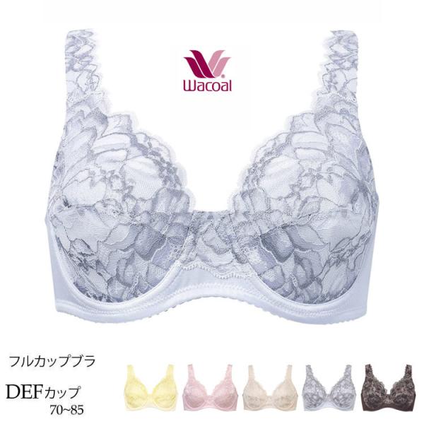 LASEE ワコール フルカップブラジャー 綿 混 DEFカップ ラゼ 楽