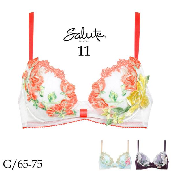 Salute◆11Gリボンブラ&amp;ソングM　Ｌサイズ♥ Salute◇97G◇限定◇P-アップブラ&ソングMLサイズ♥-KAPTAIN SUNSHINE
