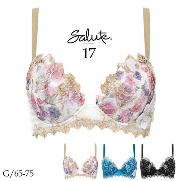サルート（SALUTE） ワコール 17G ブラジャー Gカップ Real Up Bra