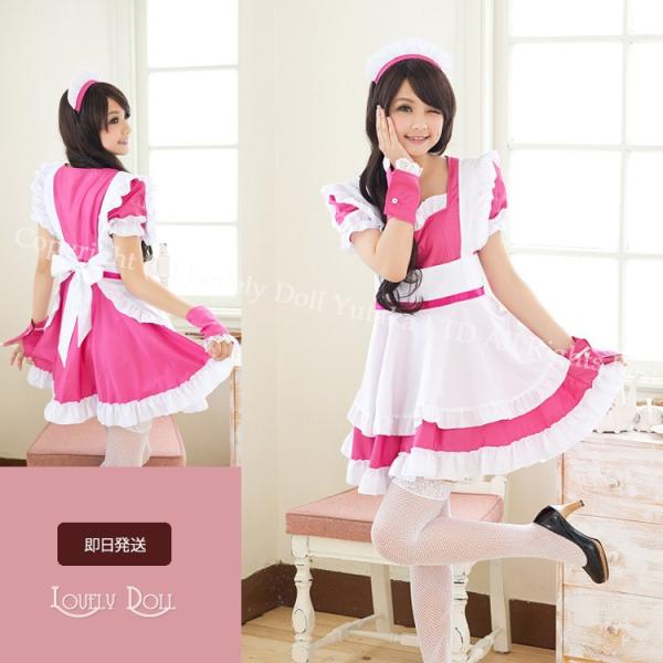 在庫処分 セクシー コスチューム ハロウィン コスプレ メイドコスチューム M045