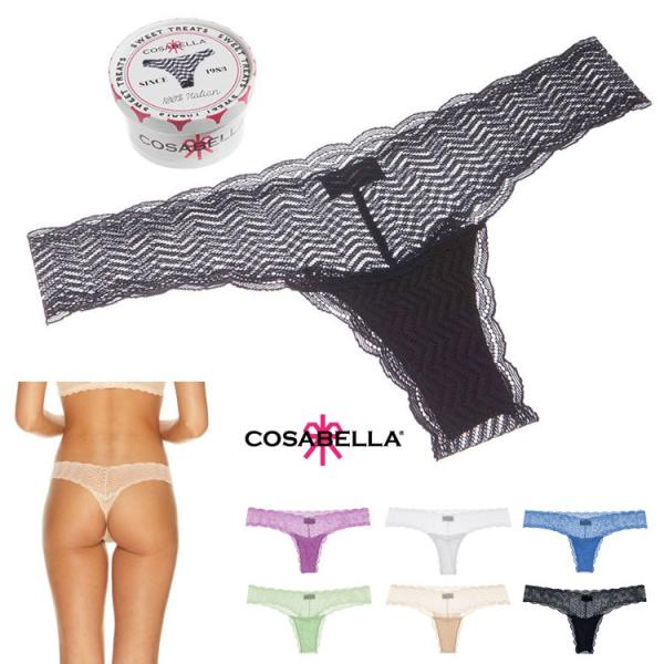 Cosabella コサベラ 総レース Tバックショーツ Indicare Co In