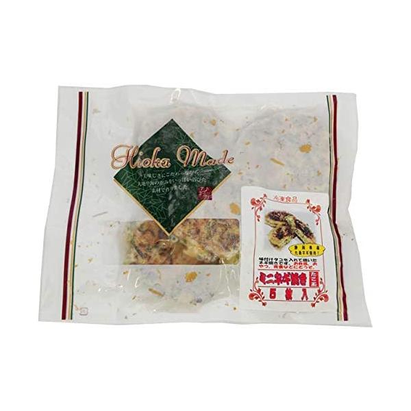 輪切りのネギとみじん切りのネギを混ぜ、キャベツ、生姜を入れたお好み焼きです。直径約８cmの小さなお好み焼きで、手軽に召し上がれます。お弁当のおかずや夜食などにもどうぞ。原材料：ネギ(国産)、小麦粉、キャベツ、液卵、タコ、植物油脂、酵母エキス...