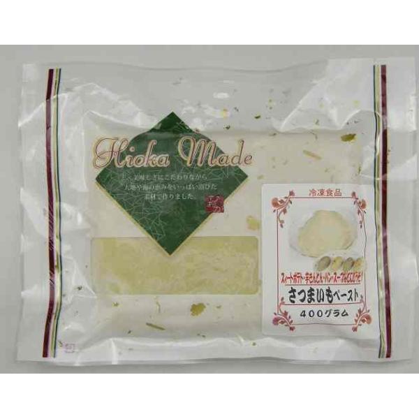 さつまいもの最高級品”なると金時”を裏ごししてペーストにしました。砂糖など一切添加してありませんので、各自で甘みのなどの味を調整したり、お菓子作りはもちろんスープ、洋風料理、パン作りなどにも幅広くご利用いただけます。原材料：さつまいも（国産...