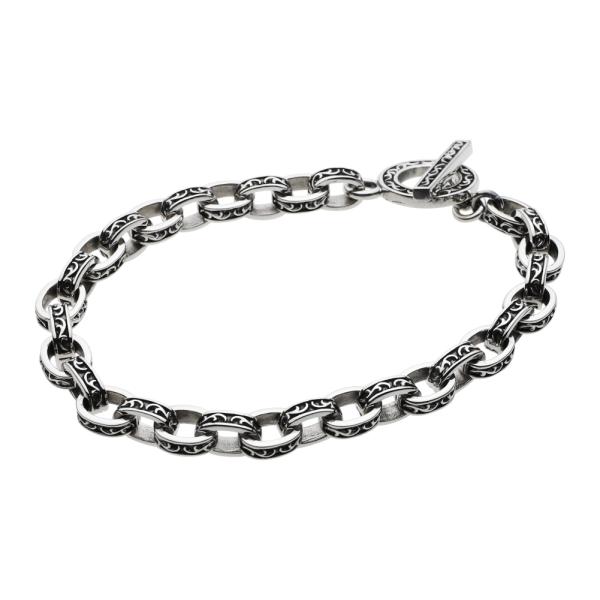 ブレスレット アクセサリー シルバー シルバー925 ドラゴンブレスレット メンズ チェーンブレスレット 重厚