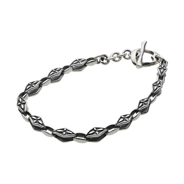 シルバー925 ブレスレット シルバー925 喜平ブレスレット 幅13mm 二重ロック 差し込み マイアミ
