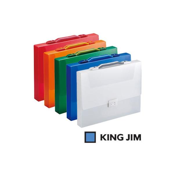 キングジム キャリングケース テフィット(透明)A4サイズ 収納幅40mm(282T)【KING JIM ブリーフケース 書類ケース ボックスケース】 :kingjim-639:フジオカ文具e-stationery 通販 キャリングポケット A4 書類ケース