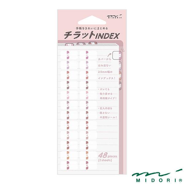 ミドリ インデックスラベル S チラット 数字 ピンク(82605006 ミドリ インデックスラベル S チラット 数字 ピンク(82605006