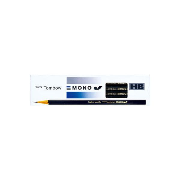 トンボ鉛筆 モノJ 鉛筆 1ダース （4H-3Bの8硬度）（MONO-J）【TOMBOW