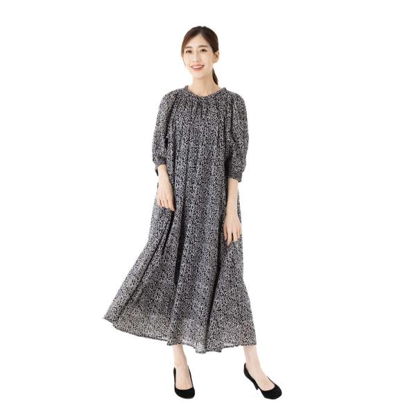 美品　TOUJOURS　トゥジュー　ワンピース　総柄　ジャンスカ　F ワンピース レディース ジャンスカ[品番：JOKW0013461]｜REAL