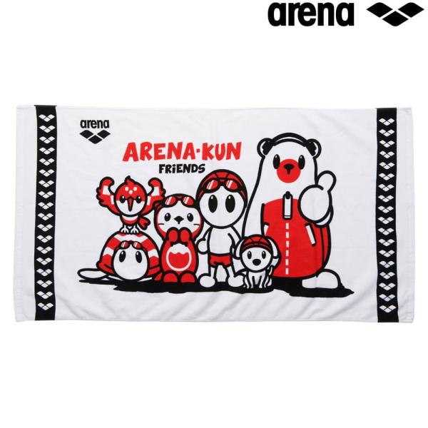 アリーナ ARENA 水泳 バスタオル プリントタオル スポーツタオル アリーナ君 2025年秋冬モデル AS5FTWA5U 開封後返品交換不可