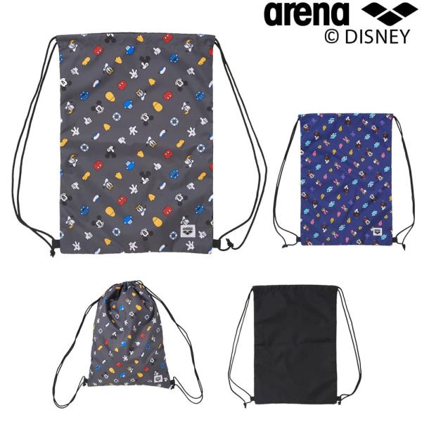 アリーナ ARENA 水泳 ディズニー “ミッキー” “ドナルド” マルチバッグ ナップサック ナップザック スポーツバッグ 2026年春夏モデル AS6SBP89U