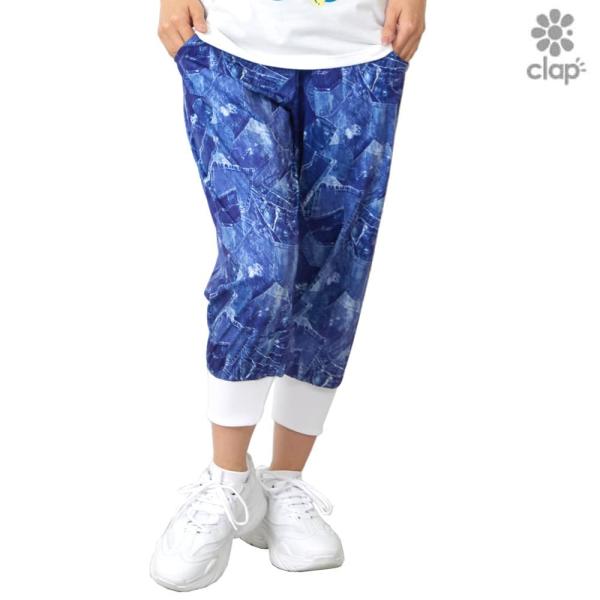 clap（クラップ） デニムポケット イージー レディース クロップド