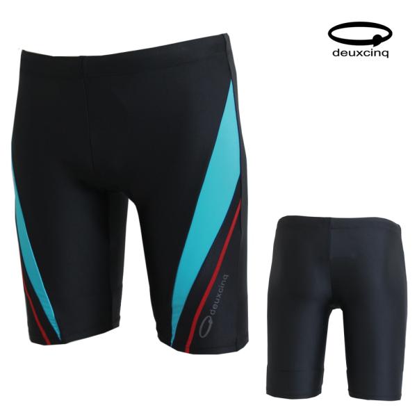 DEUXCINQ ドゥサンク メンズ フィットネス用水着 ロングボックス DUX-23502LC