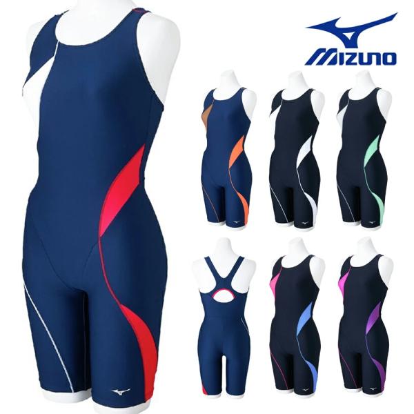 M 新品 最新モデル MIZUNO 練習水着 ストロークワン パッド付 ライム MIZUNO ミズノ フィットネス水着 レディース StrokeONEオールインワン