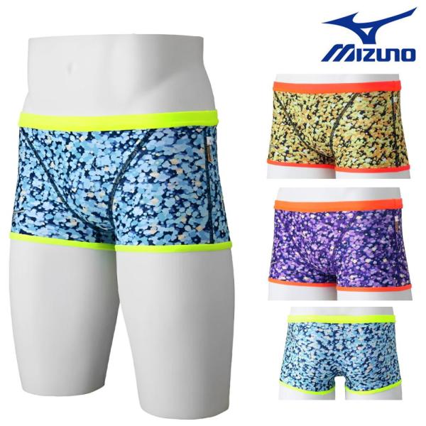 ミズノ MIZUNO 競泳水着 練習用水着 メンズ エクサースーツ ショートスパッツ EXER SUITS U-Fit Ri Collection 池江璃花子 競泳練習水着 2025年春夏モデル N2MBC569